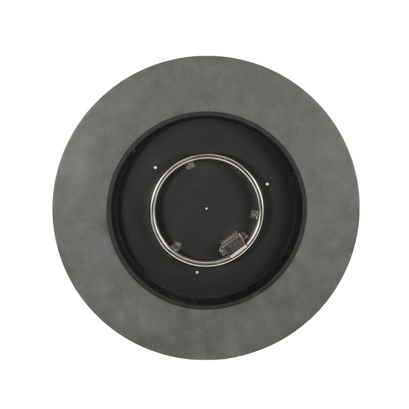 Round Iron Fire Pit With 40,000 Btu