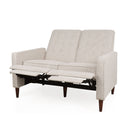 Manville - Contemporary Tufted Loveseat Pushback Recliner