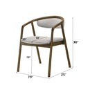 Delina - Side Chair - Walnut