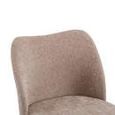 Mid Century Modern Dining Chair With Ergonomic Backrest