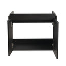 Modern Bathroom Vanity With Ceramic Basin, Wall Mounted Floating Sink Combo, Storage Cabinet