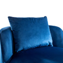 360 Degree Swivel Over Sized Upholstered Barrel Chair