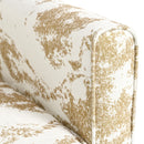 Push Back Upholstered Recliner Armchair