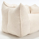 Comfortable Dual Beanbag Chair With High Resilience Foam Core For 2 People
