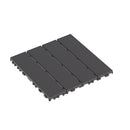 Plastic Interlocking 44 Pack Patio Deck Tiles, Square Waterproof Outdoor All Weather Use