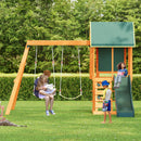 Children's Playset 3 In 1 With Slide, Swings, And Climber