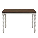 Bettina - 5 Piece Dining Set - Gray & Weathered Oak
