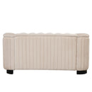 Upholstered Loveseat Sofa With Thick Removable Seat Cushion