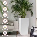 Large Self Watering Flower Pot With Drainage Holes & Inner Tray