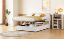 Upholstered Platform Bed With Hydraulic Storage System