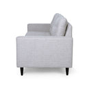 Jenny - Contemporary Tufted Fabric 3 Seater Sofa