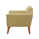 Modern Lounge Chair With Button Tufting