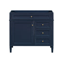 Bathroom Vanity Without Top Sink, Modern Bathroom Storage Cabinet With 2 Drawers And A Tip-Out Drawer