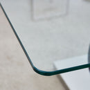 Contemporary Style Glass Top Coffee Table