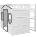 Elegant House Loft Bed With Ladder