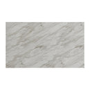 Everdeen - Dining Table With White Faux Marble Top - Charcoal