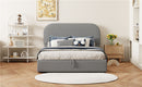 Upholstered Platform Bed With Hydraulic Storage System