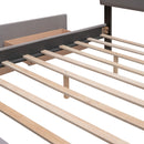 Upholstered Platform Bed With Classic Headboard And Drawers, No Box Spring Needed