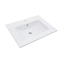 Premium Rectangular Vanity Top With Single Faucet Hole And Overflow