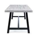 Outdoor Sandblast Finish Acacia Wood Dining Table