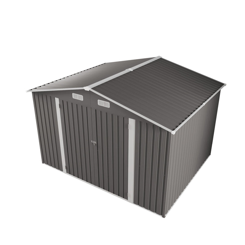 Large Outdoor Storage Shed With Lockable Door, Air Vent