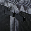 Luxury 8 Piece Modular U Shaped Sectional Sofa With Oversized Chaise Lounge And Bed Corduroy Upholstery