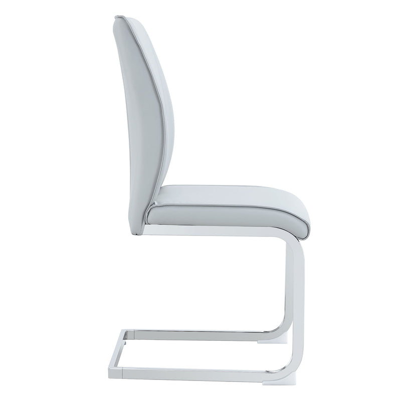 Luxury Simple Arch Chair, High Resilience With Metal Legs