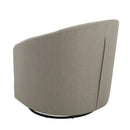 Contemporary Swivel Glider Chair With 360 Degree Rotation