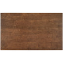 Rustic 3 Piece Stationary Kitchen Island Set With 2 Seatings, With 2 Open Shelves