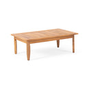 Aston - 2 Piece Wood Outdoor Patio Conversation Seating Set With Cushions