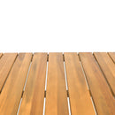 Ernesto - Outdoor Industrial Acacia Wood Bar Table