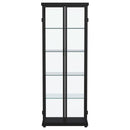 Aero - 5-Shelf Display Curio Cabinet With Led Lighting