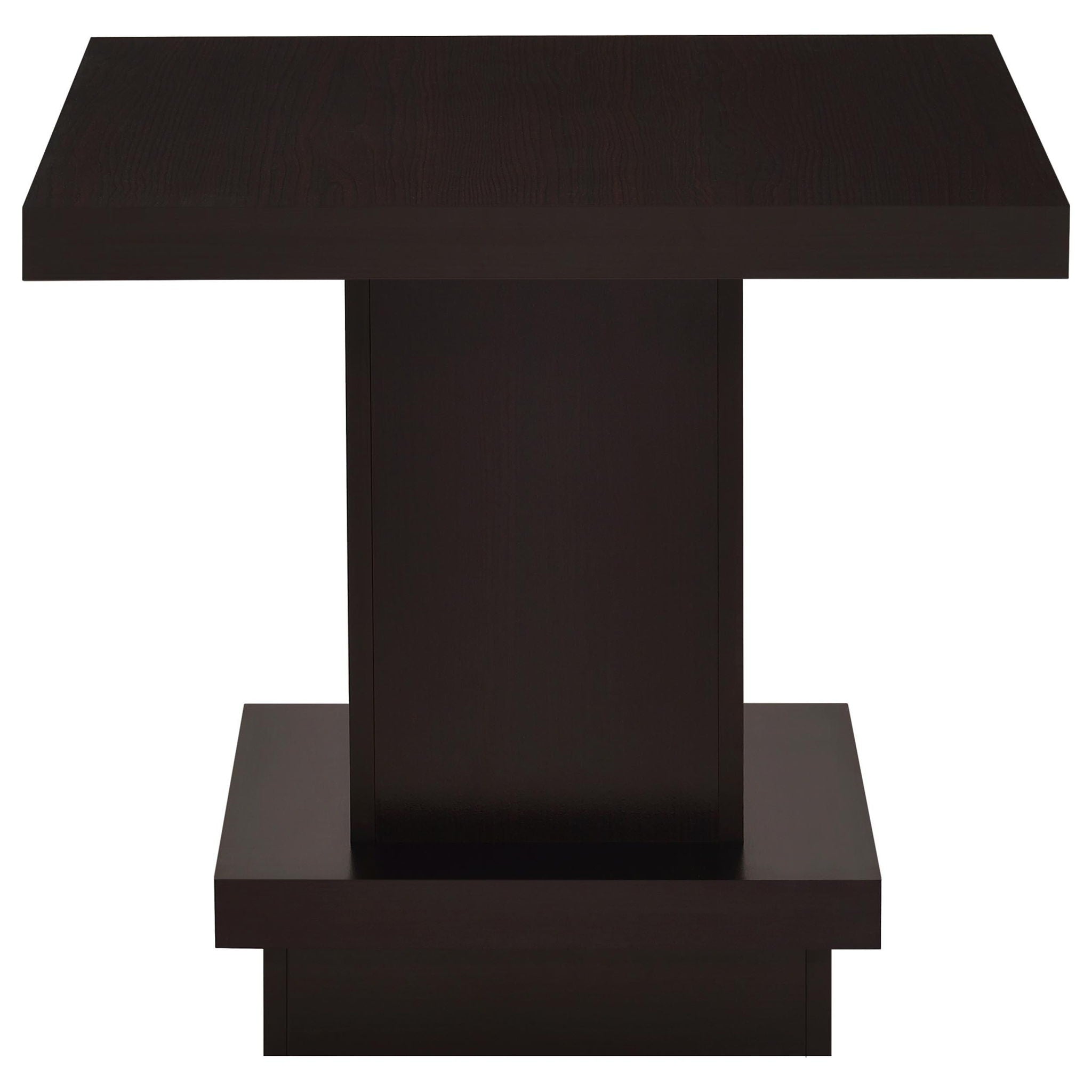 Reston 3-piece Square Coffee and End Table Set Cappuccino