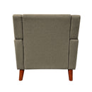 Luminaesque - Fabric Upholstered Armchair With Tufted Back