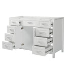 Bathroom Vanity Cabinet Only With 2 Soft Close Doors And 8 Drawers