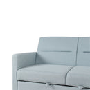 Sleeper Pull Out Loveseat Couch With Adjustable Backrest