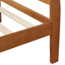 Platform Bed Frame Mattress Foundation Sleigh Bed With Headboard / Footboard / Wood Slat Suppor