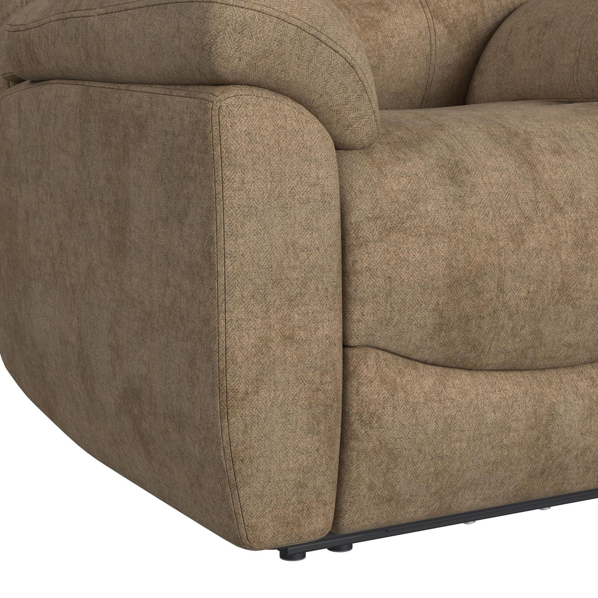 Trifecta P3 Recliner With Heat Massage, Zero Gravity, Memory Foam in Sefi Puppy by Elements International, view 3