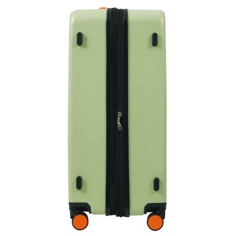 Hardshell Luggage Sets 3 Pieces Contrast Color Suitcase With Spinner Wheels And Tsa Lock 20" 24" 28" Available