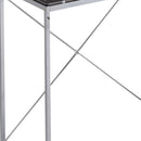 Elvis - Writing Desk With Shelves - Black / Chrome