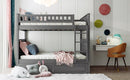 Bunk Bed With Twin Size Trundle, Guardrails