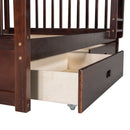Bunk Bed With Ladders And 2 Storage Drawers