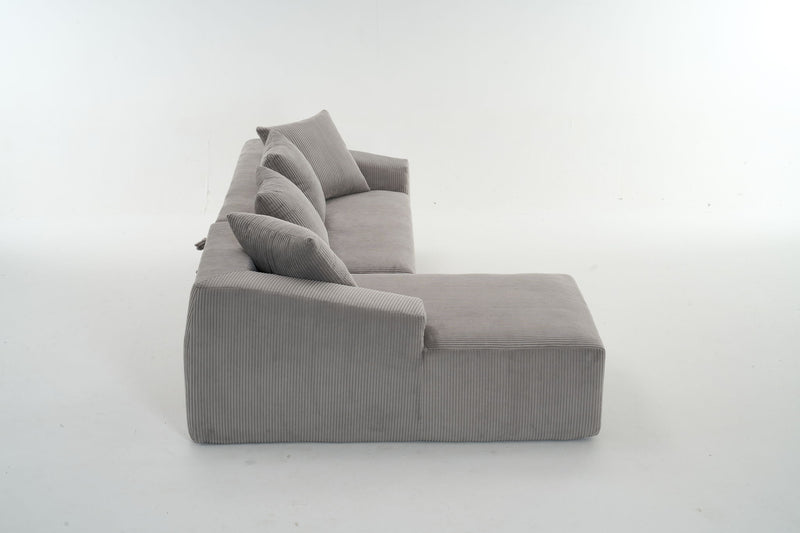 Combined 3 Seater Sofa With 4 Pillows