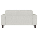 Deerhurst - Upholstered Track Arm Tufted Loveseat - Greige