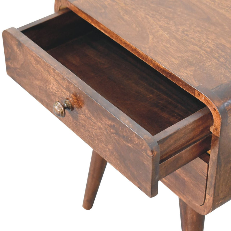 Curved Nightstand,