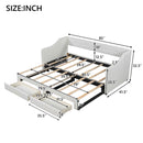 Upholstered Daybed With 2 Drawers