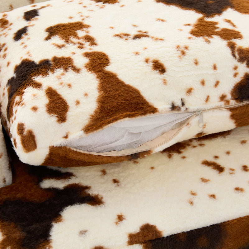 Modern Swivel Barrel Chair With Dual-Layer Cushion