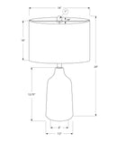 Lighting, Table Lamp, Concrete, Contemporary