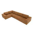 Modular Sectional With Wide Seat Free Combination L Shaped Couch Set Cloud Upholstered Minimalist Boneless Sofa