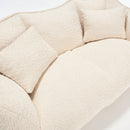 Comfortable Dual Beanbag Chair With High Resilience Foam Core For 2 People